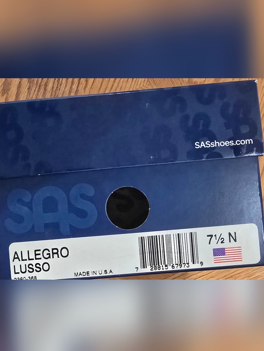 SAS Allegro Lusso Croc-Embossed Strappy Sandals With Box - Picture 7 of 7